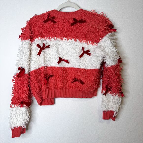 Mighty Fine Bow Open Cardigan Sweater - Picture 6 of 13